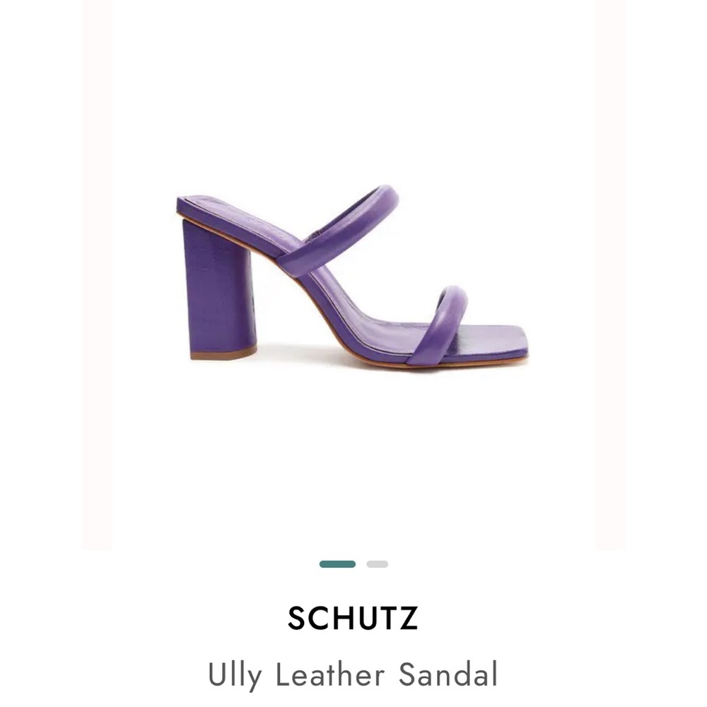 Schutz Ully Leather Sandal brand new with tags